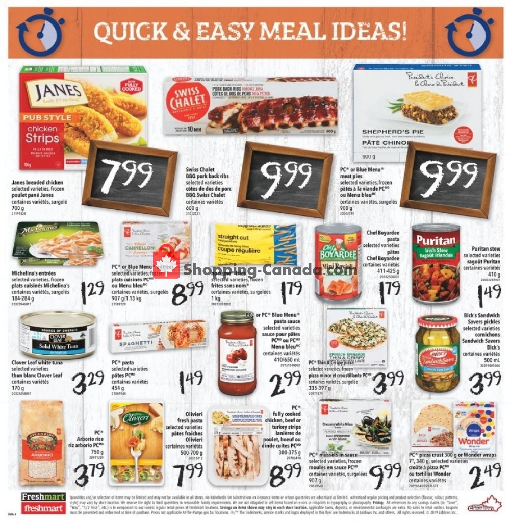 Freshmart flyer from Thursday November 7, 2019 to Wednesday November 13, 2019 - page 4