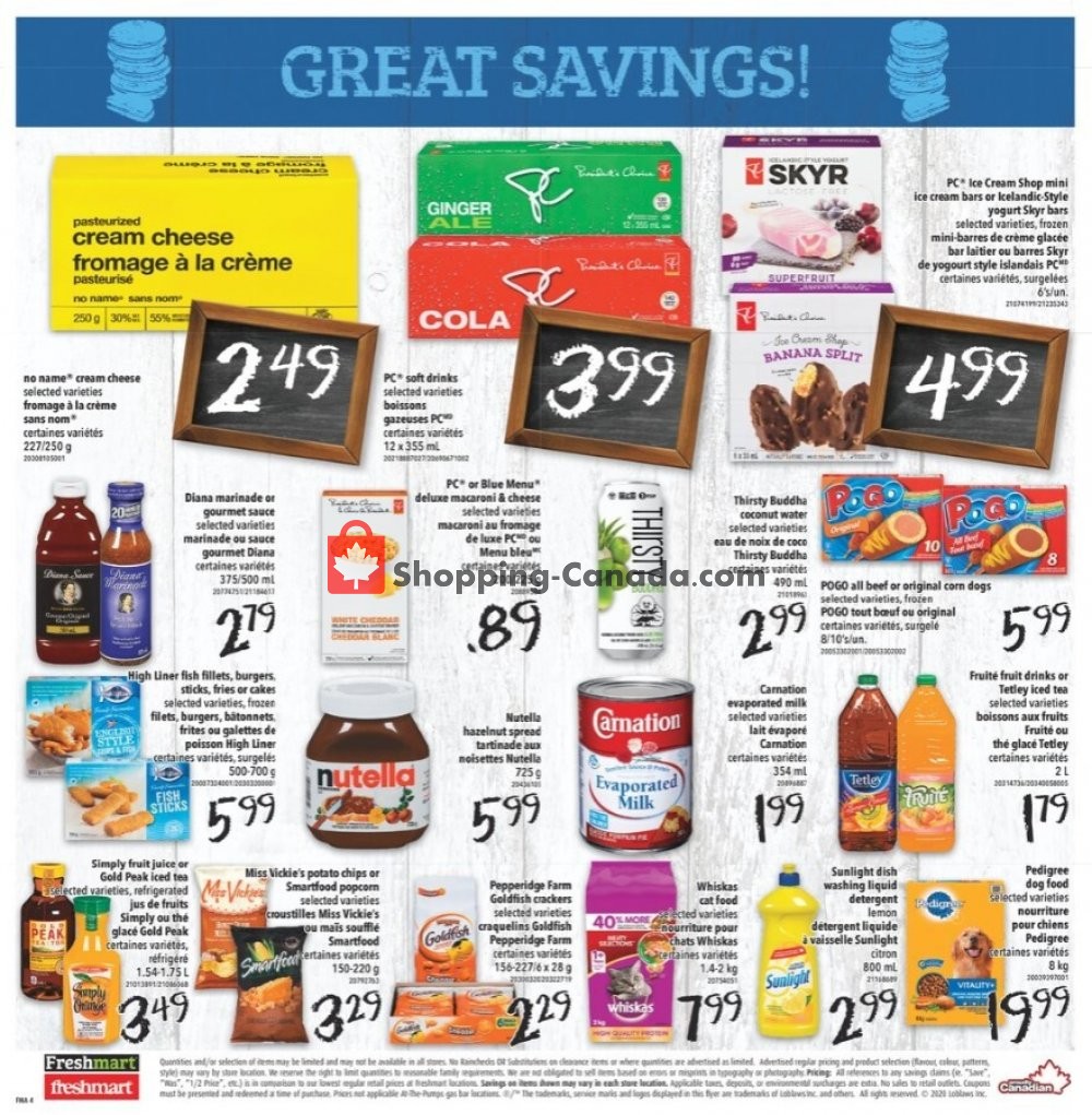 Freshmart flyer from Thursday August 6, 2020 to Wednesday August 12, 2020 - page 4