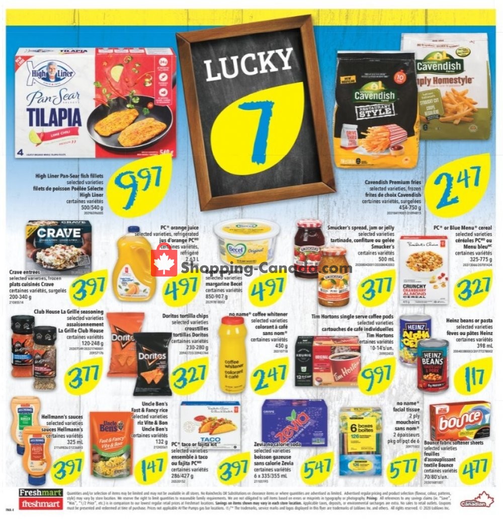 Freshmart flyer from Thursday July 9, 2020 to Wednesday July 15, 2020 - page 4