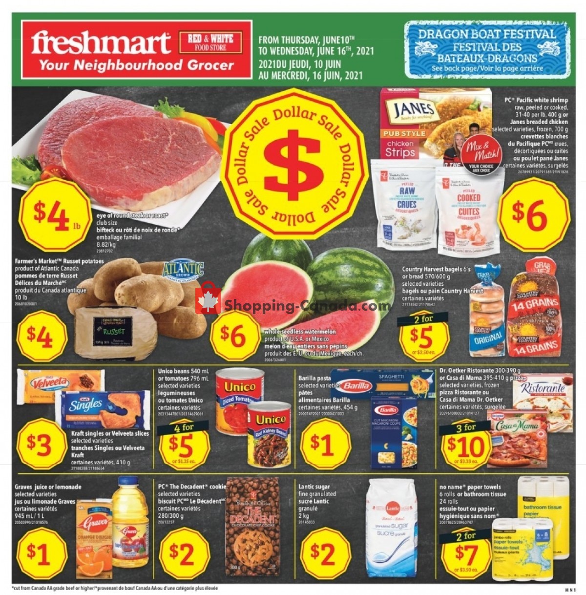 Freshmart flyer from Thursday June 10, 2021 to Wednesday June 16, 2021 - page 1