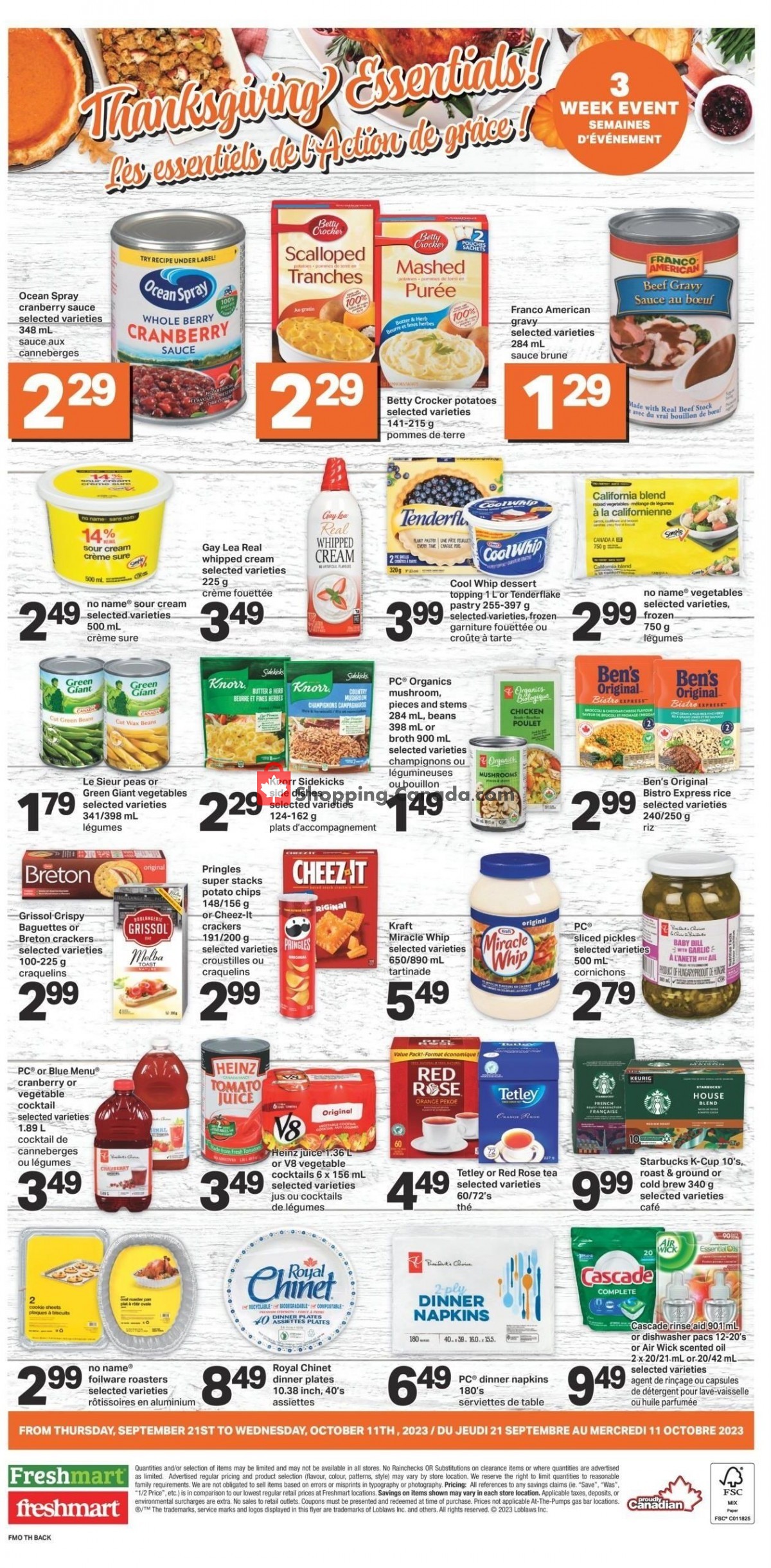 Freshmart flyer from Thursday October 5, 2023 to Wednesday October 11, 2023 - page 8