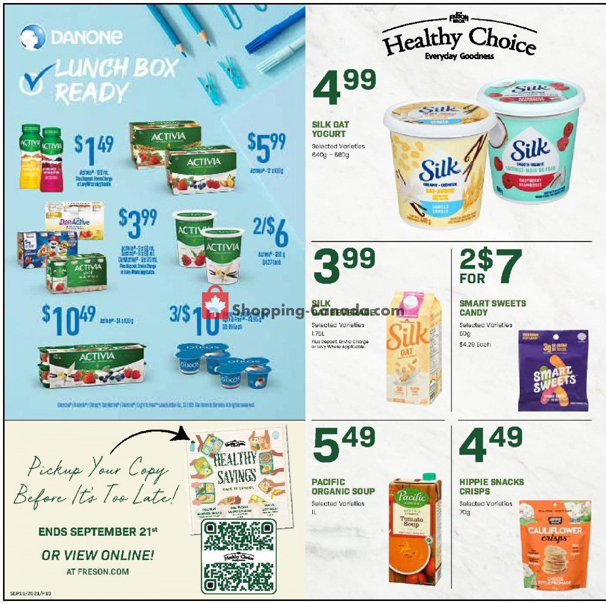 Freson Bros. flyer from Friday September 10, 2021 to Thursday September 16, 2021 - page 10