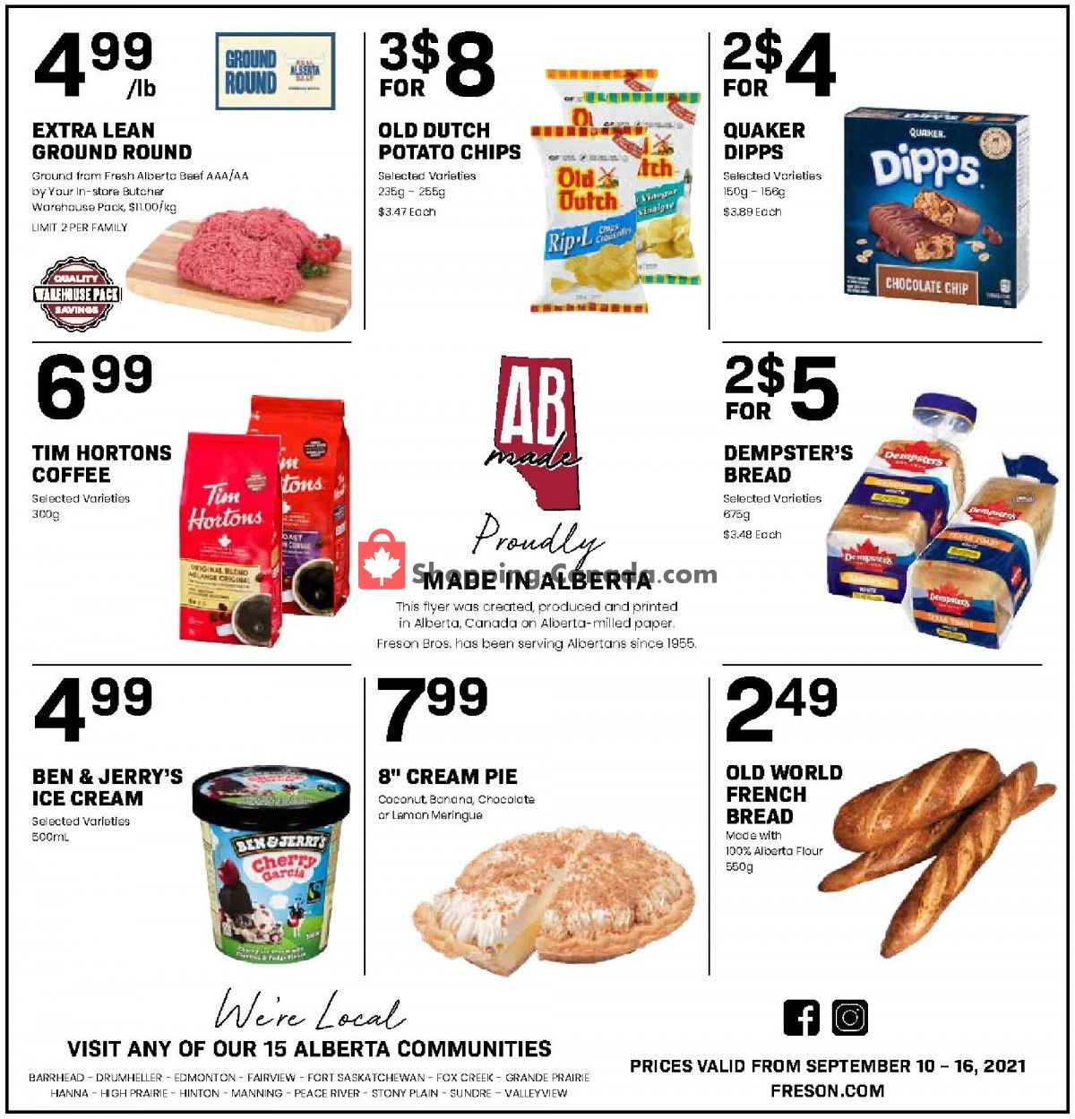 Freson Bros. flyer from Friday September 10, 2021 to Thursday September 16, 2021 - page 12