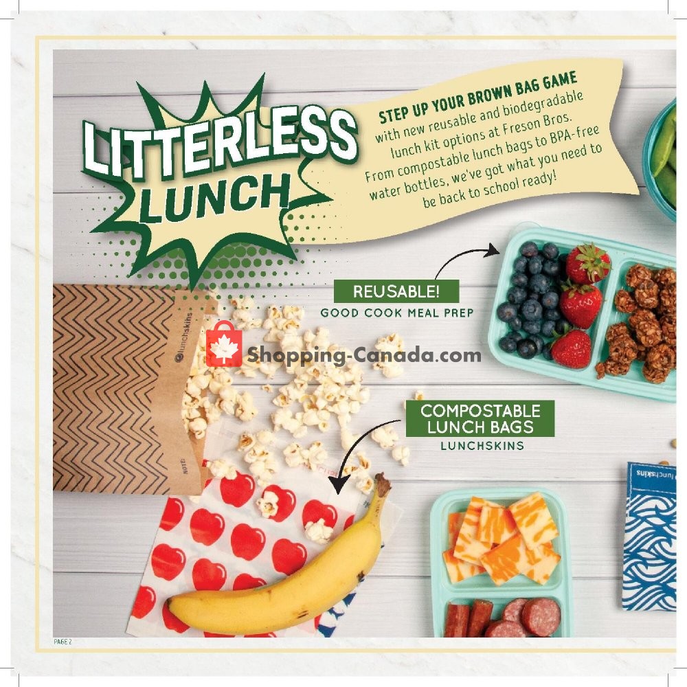 Freson Bros. flyer from Wednesday July 29, 2020 to Tuesday September 22, 2020 - page 2