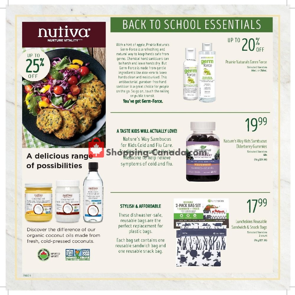 Freson Bros. flyer from Wednesday July 29, 2020 to Tuesday September 22, 2020 - page 4