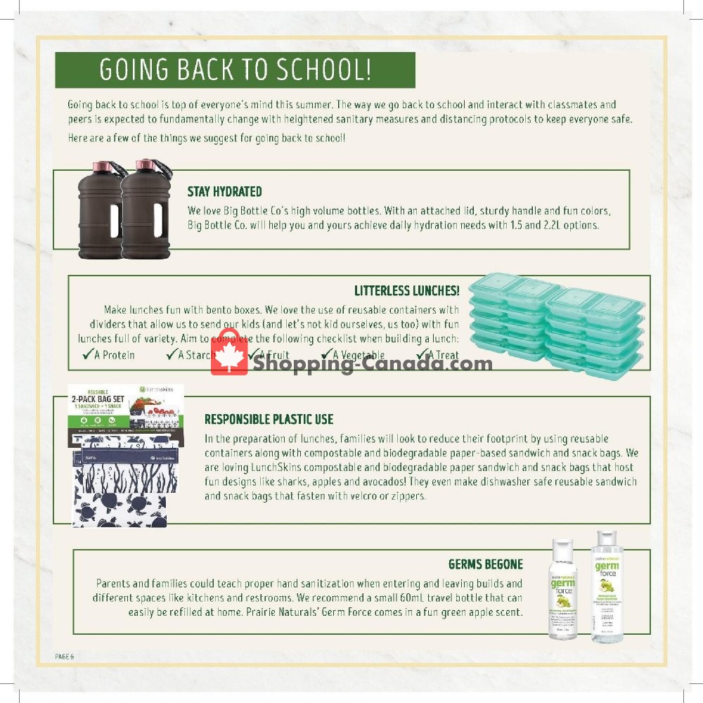 Freson Bros. flyer from Wednesday July 29, 2020 to Tuesday September 22, 2020 - page 6