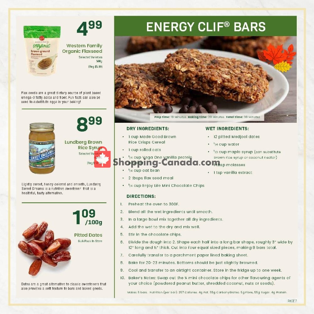 Freson Bros. flyer from Wednesday September 23, 2020 to Tuesday November 24, 2020 - page 7