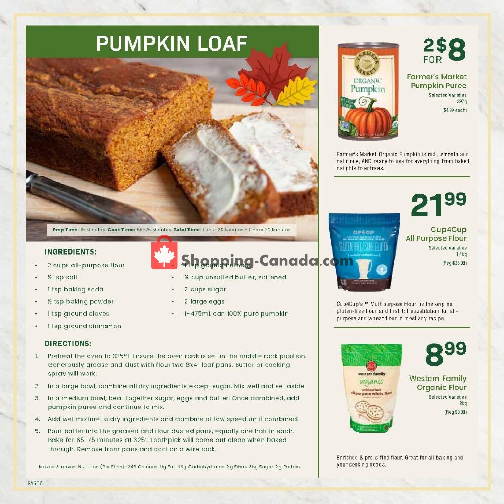 Freson Bros. flyer from Wednesday September 23, 2020 to Tuesday November 24, 2020 - page 8