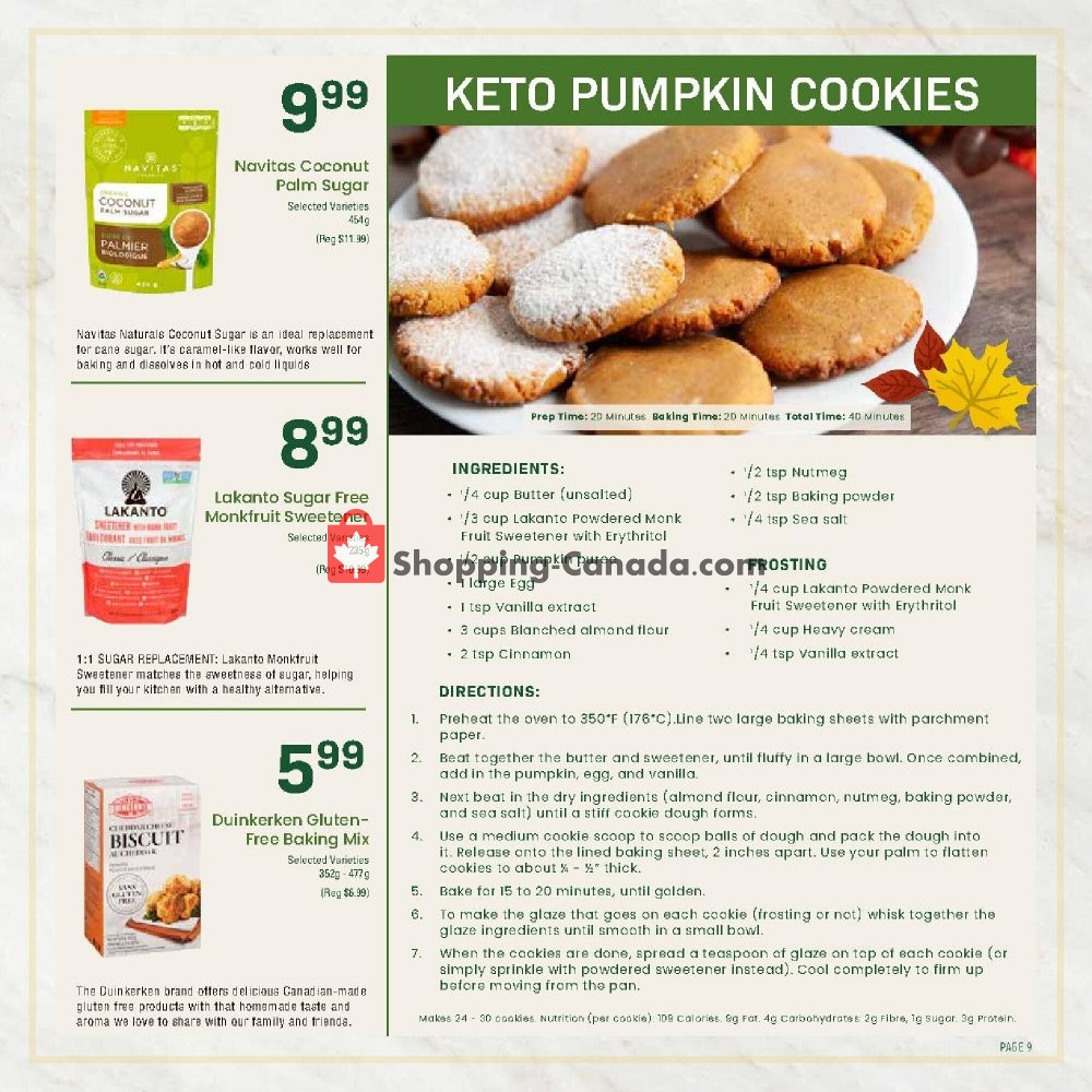 Freson Bros. flyer from Wednesday September 23, 2020 to Tuesday November 24, 2020 - page 9