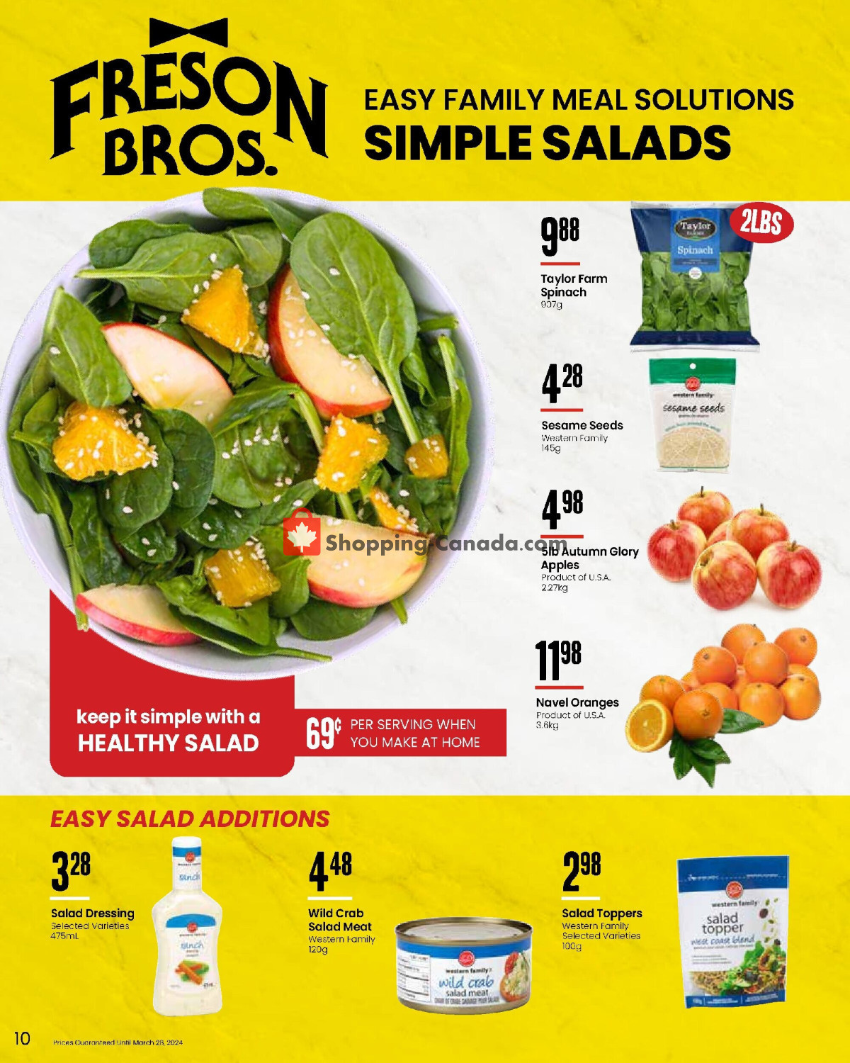 Freson Bros. flyer from Friday March 1, 2024 to Thursday March 28, 2024 - page 10