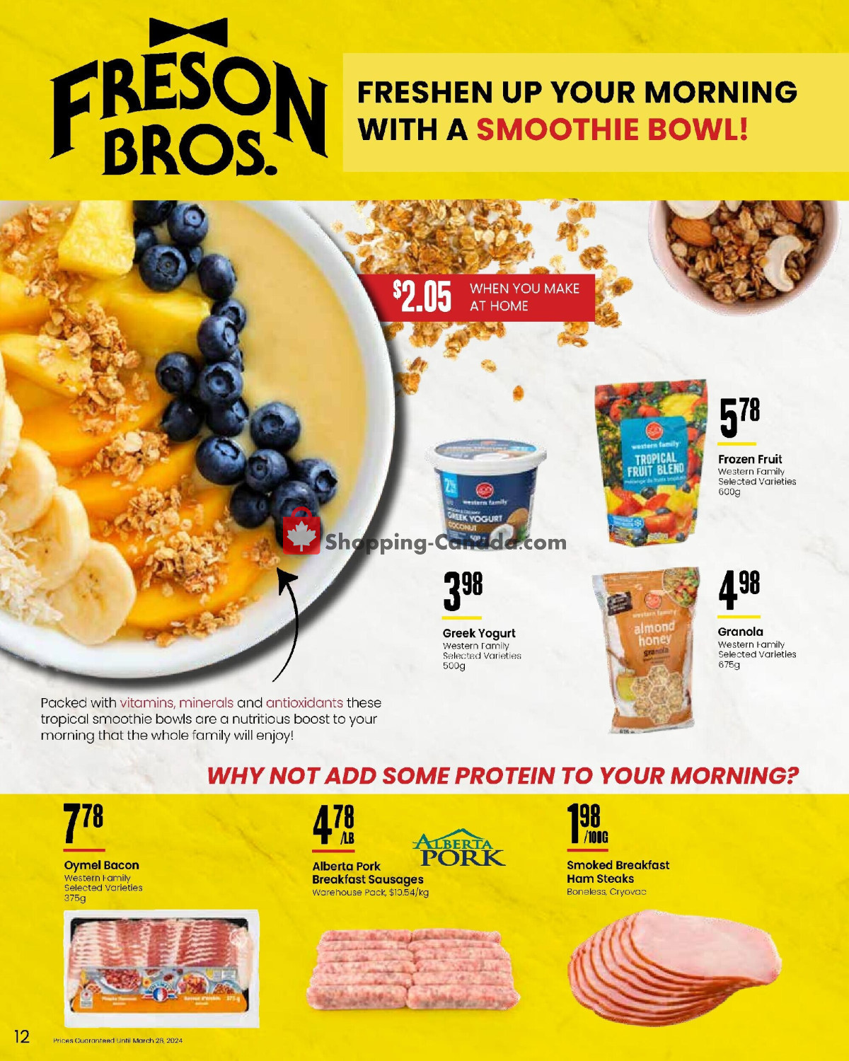 Freson Bros. flyer from Friday March 1, 2024 to Thursday March 28, 2024 - page 12