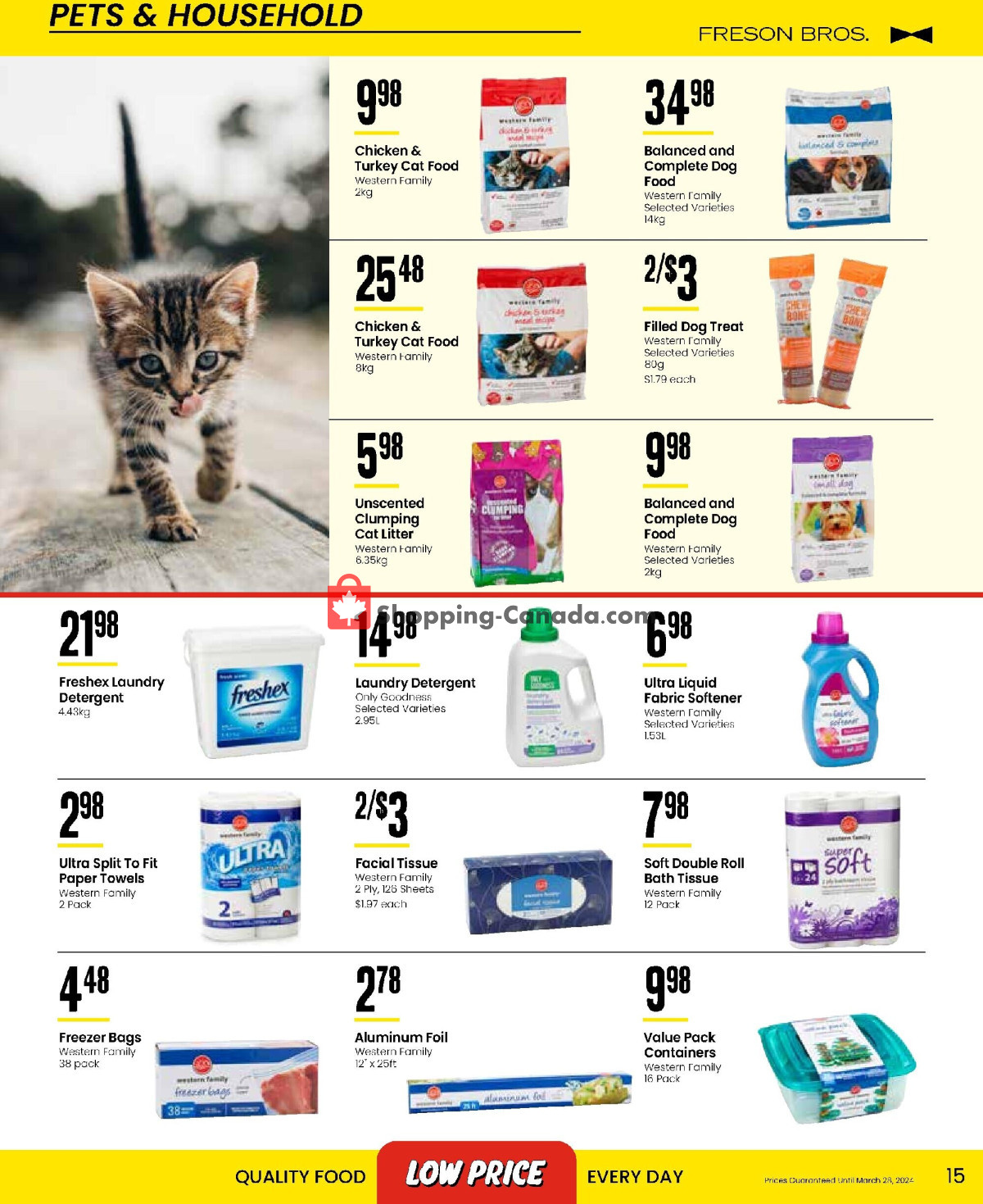 Freson Bros. flyer from Friday March 1, 2024 to Thursday March 28, 2024 - page 15