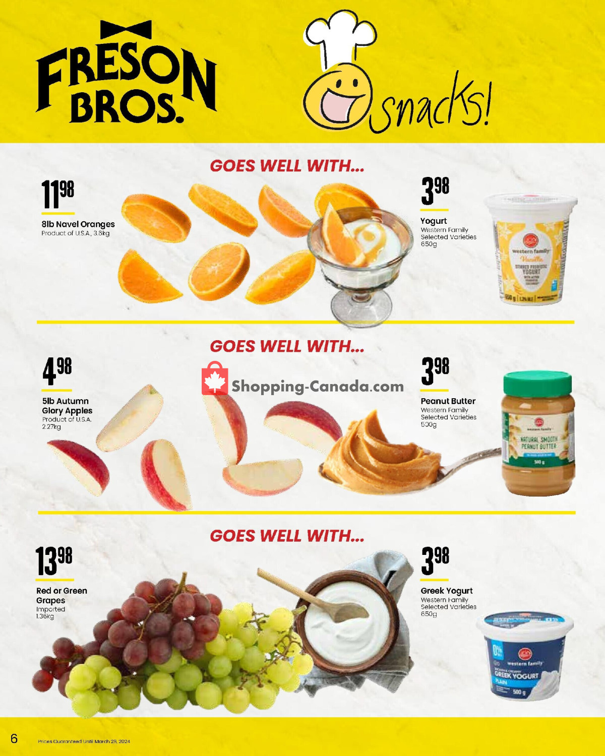 Freson Bros. flyer from Friday March 1, 2024 to Thursday March 28, 2024 - page 6