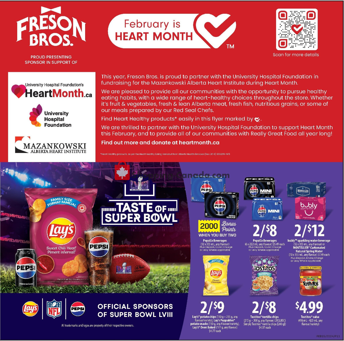 Freson Bros. flyer from Friday February 9, 2024 to Thursday February 15, 2024 - page 11