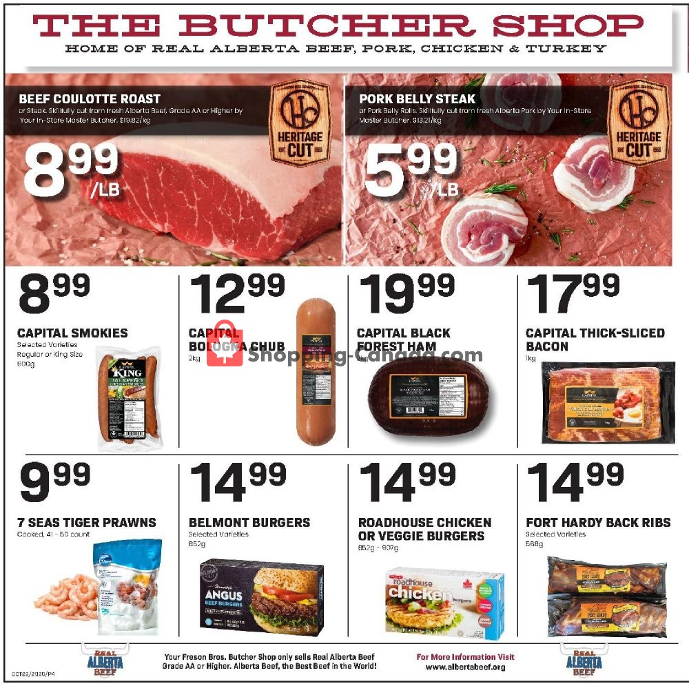 Freson Bros. flyer from Friday October 16, 2020 to Thursday October 22, 2020 - page 4