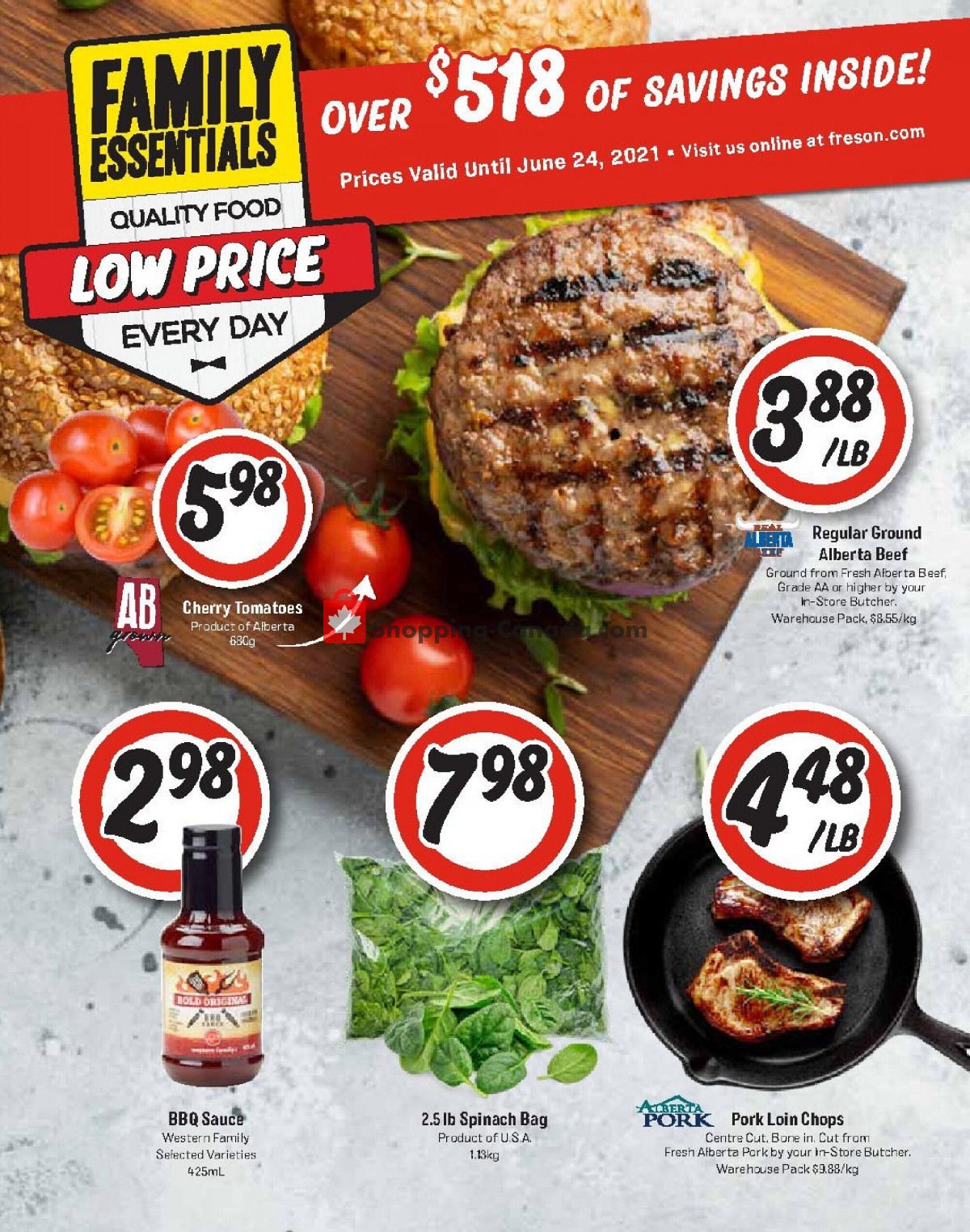 Freson Bros. flyer from Friday April 30, 2021 to Thursday May 6, 2021 - page 1