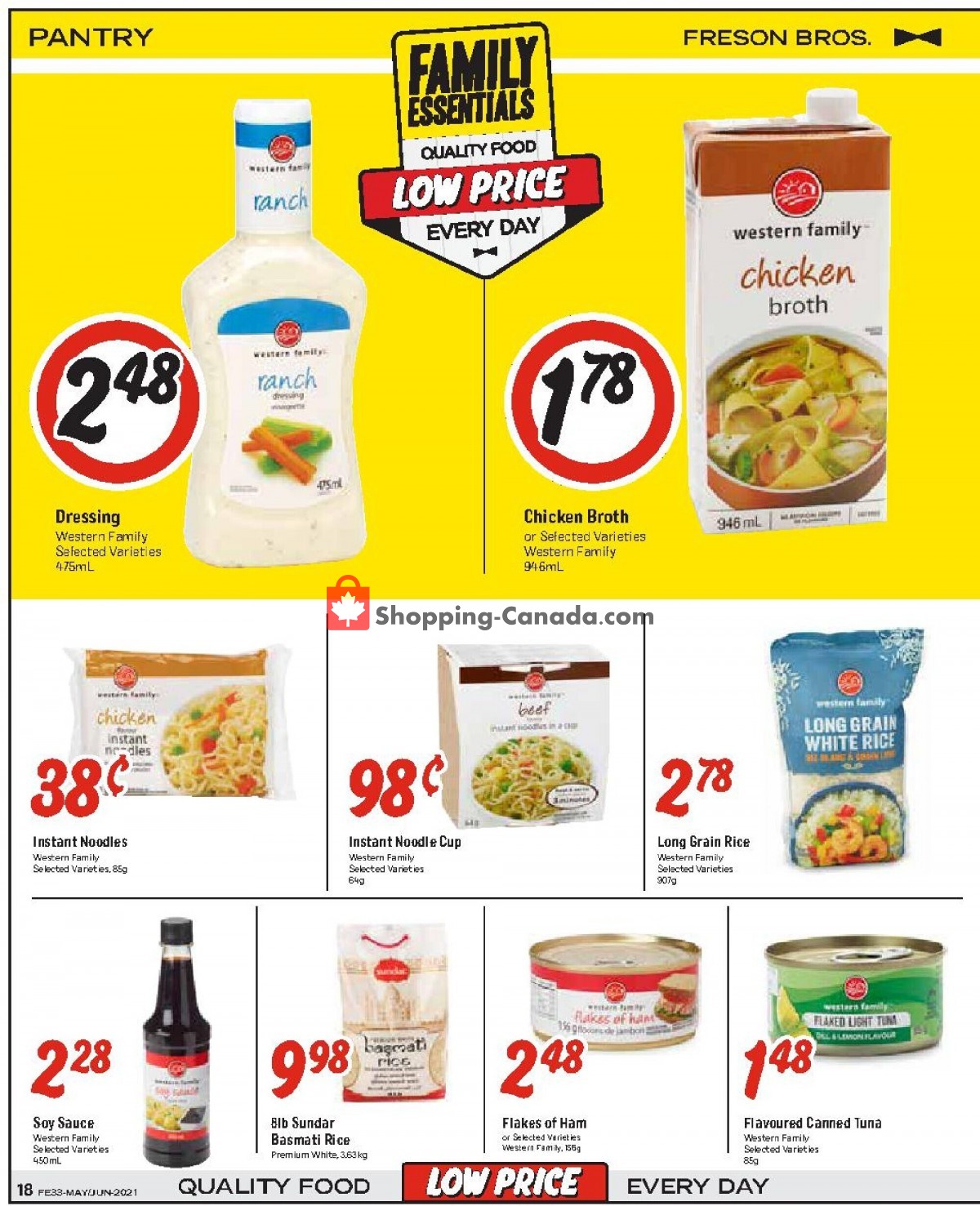 Freson Bros. flyer from Friday April 30, 2021 to Thursday May 6, 2021 - page 18