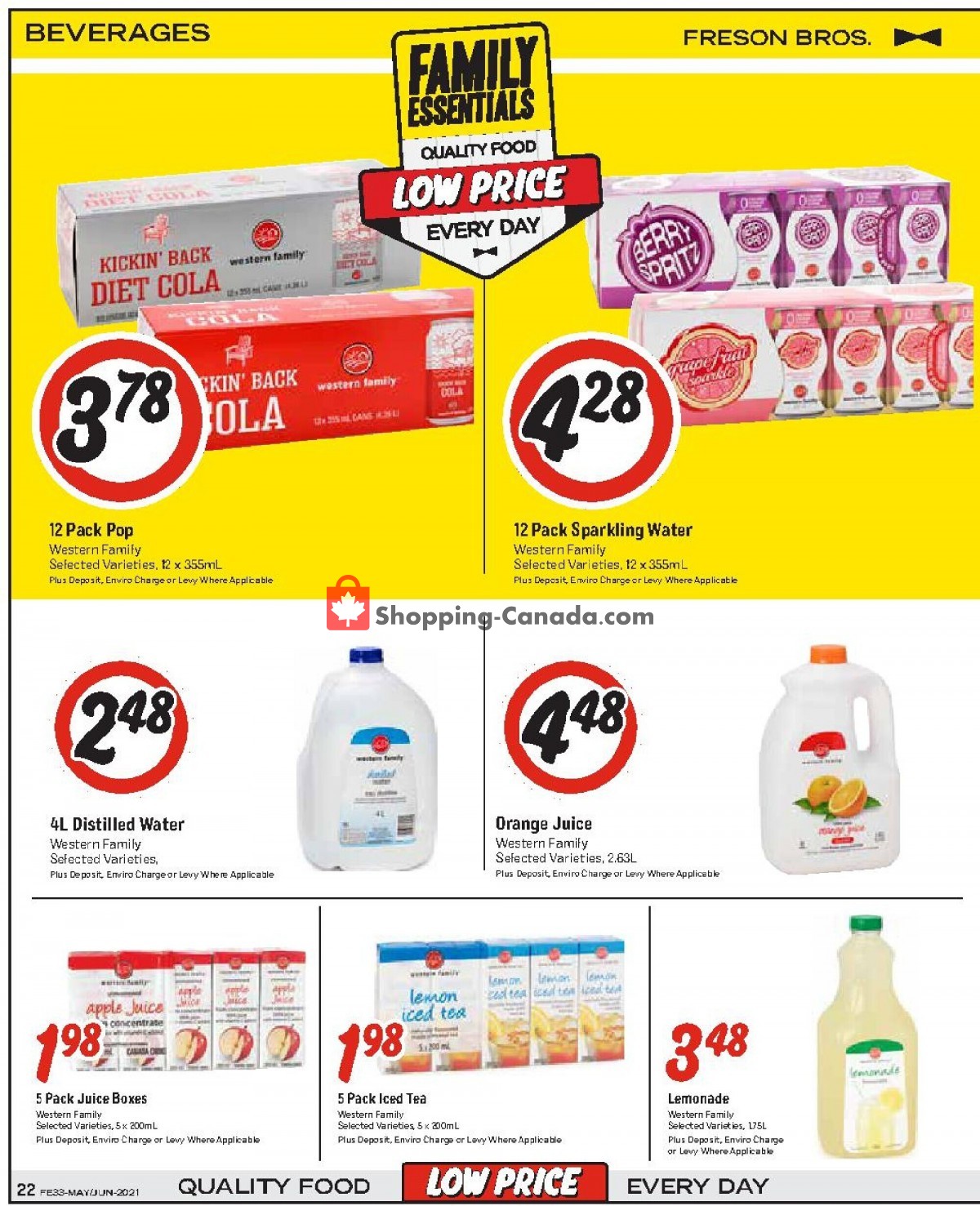 Freson Bros. flyer from Friday April 30, 2021 to Thursday May 6, 2021 - page 22
