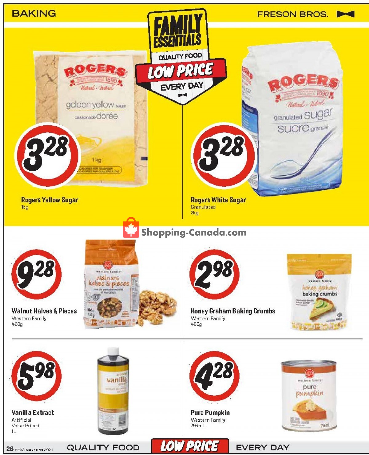 Freson Bros. flyer from Friday April 30, 2021 to Thursday May 6, 2021 - page 26