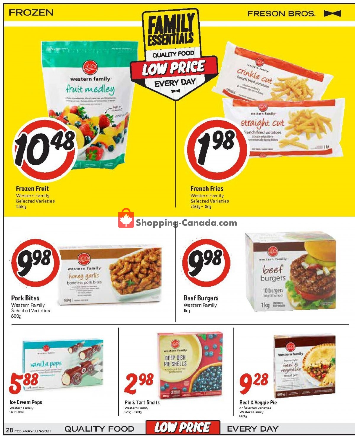 Freson Bros. flyer from Friday April 30, 2021 to Thursday May 6, 2021 - page 28