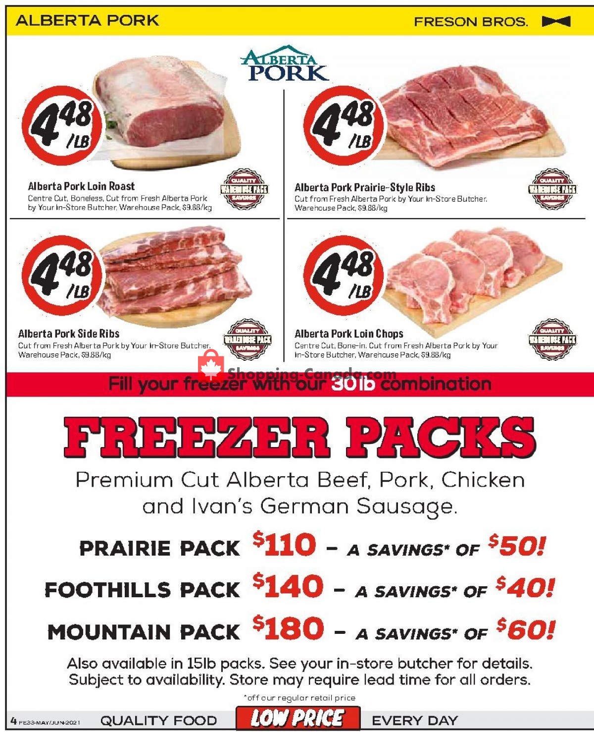 Freson Bros. flyer from Friday April 30, 2021 to Thursday May 6, 2021 - page 4
