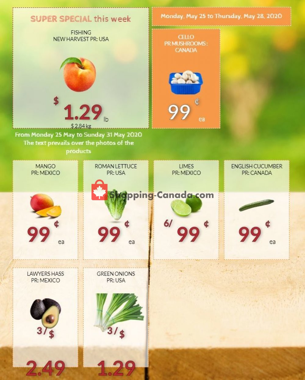 Fruiterie 440 flyer from Monday May 25, 2020 to Saturday May 30, 2020 - page 1