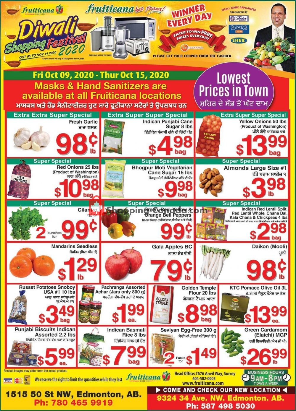 Fruiticana flyer from Friday October 9, 2020 to Thursday October 15, 2020 - page 1
