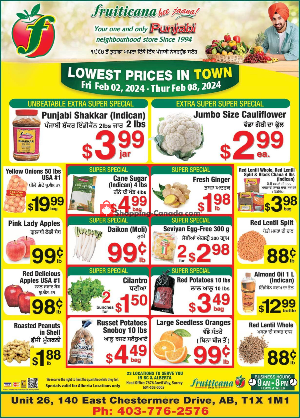 Fruiticana flyer from Friday February 2, 2024 to Thursday February 8, 2024 - page 1