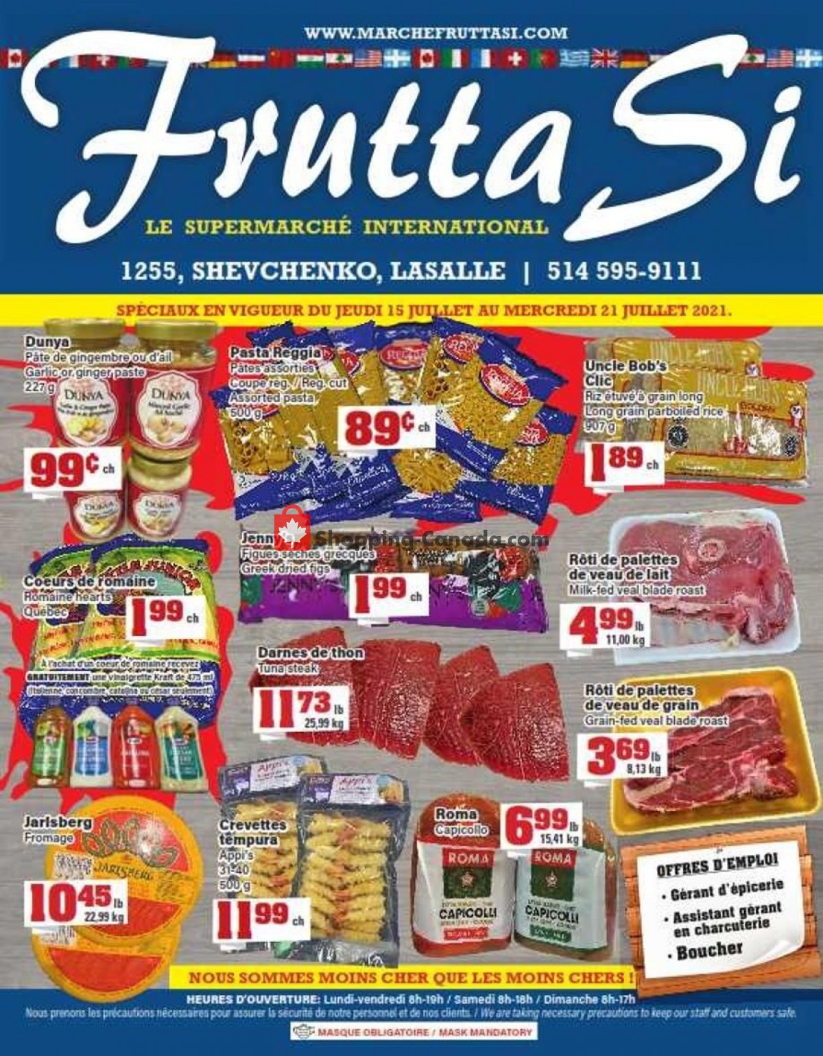 Frutta Si flyer from Thursday July 15, 2021 to Wednesday July 21, 2021 - page 1