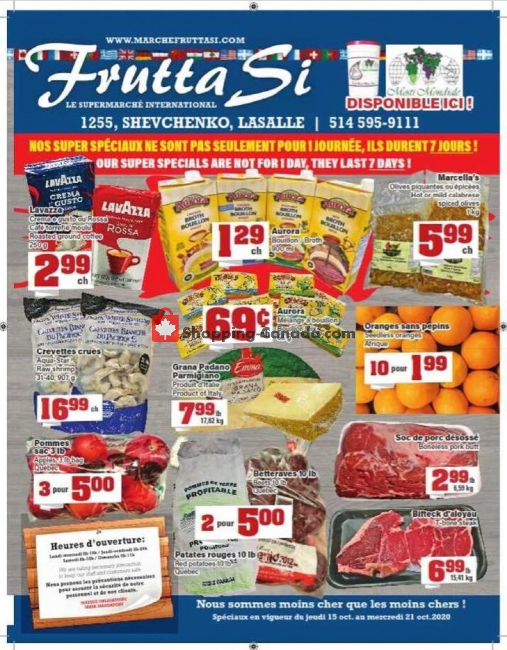 Frutta Si flyer from Thursday October 15, 2020 to Wednesday October 21, 2020 - page 1