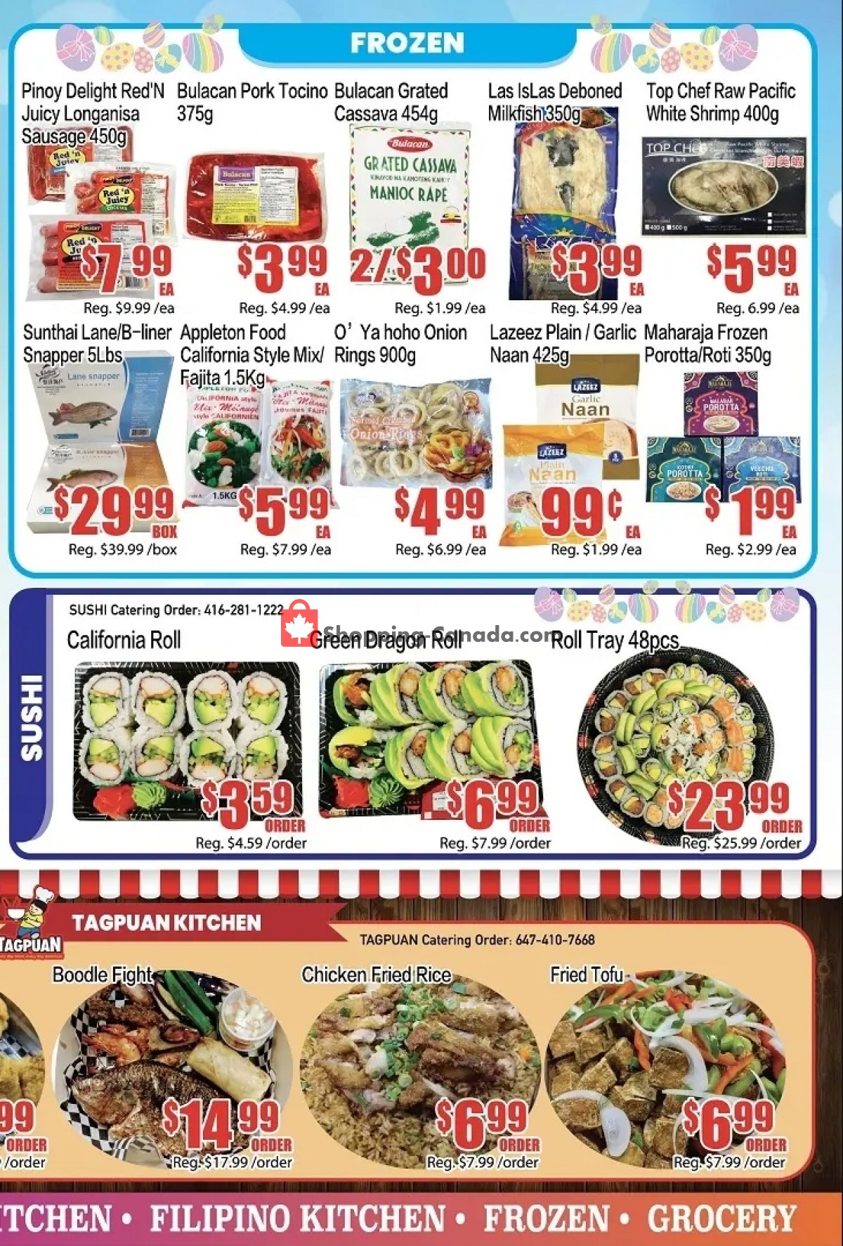 Fusion Grocery Canada, flyer (Happy Easter offer) April 15 April
