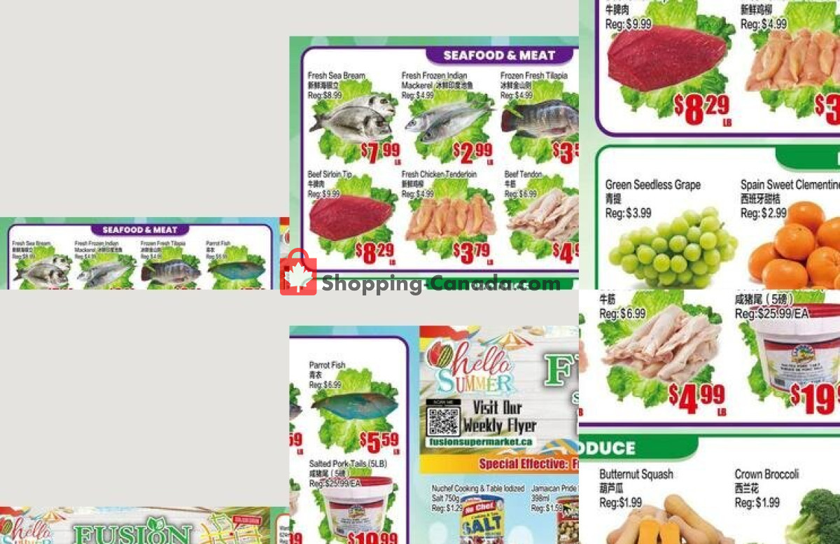 Fusion Supermarket flyer from Friday August 14, 2026 to Thursday August 20, 2026 - page 1