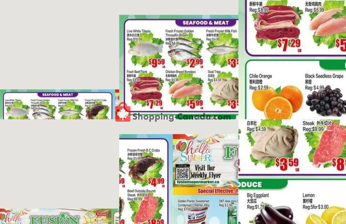 Fusion Supermarket flyer from Friday August 21, 2026 to Thursday August 27, 2026 - page 1