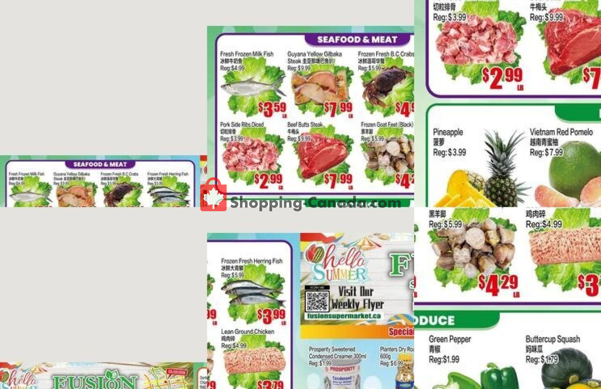 Fusion Supermarket flyer from Friday August 7, 2026 to Thursday August 13, 2026 - page 1