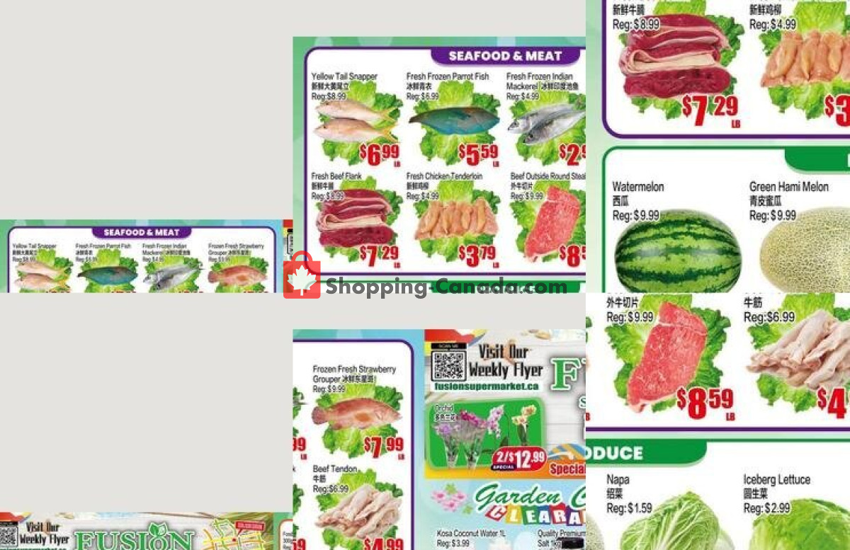 Fusion Supermarket flyer from Friday July 17, 2026 to Thursday July 23, 2026 - page 1