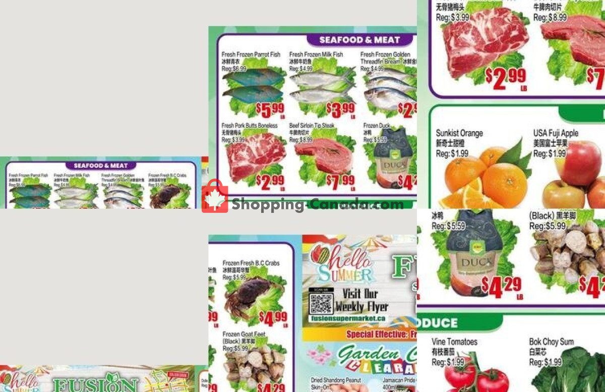 Fusion Supermarket flyer from Friday July 3, 2026 to Thursday July 9, 2026 - page 1
