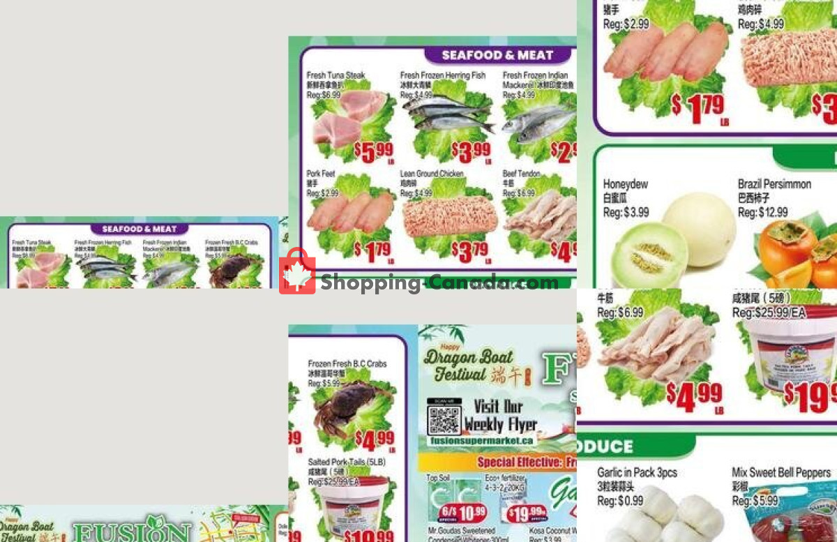 Fusion Supermarket flyer from Friday June 12, 2026 to Thursday June 18, 2026 - page 1