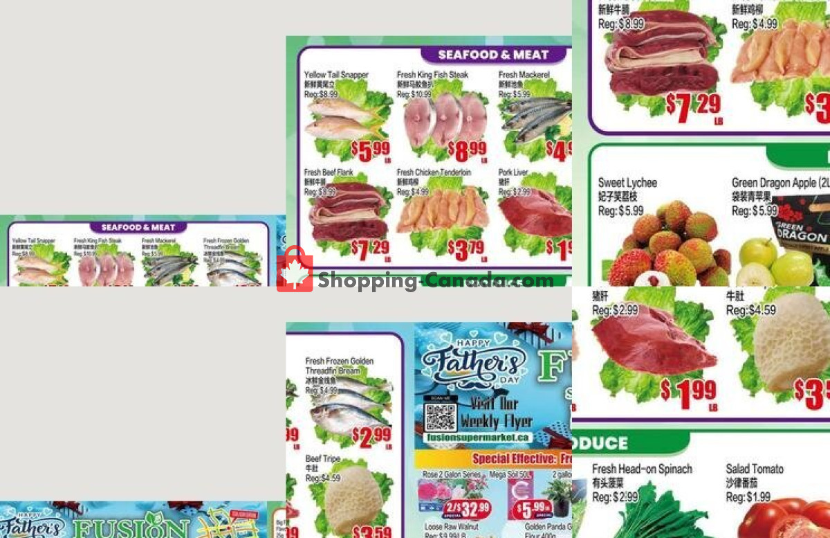 Fusion Supermarket flyer from Friday June 19, 2026 to Thursday June 25, 2026 - page 1