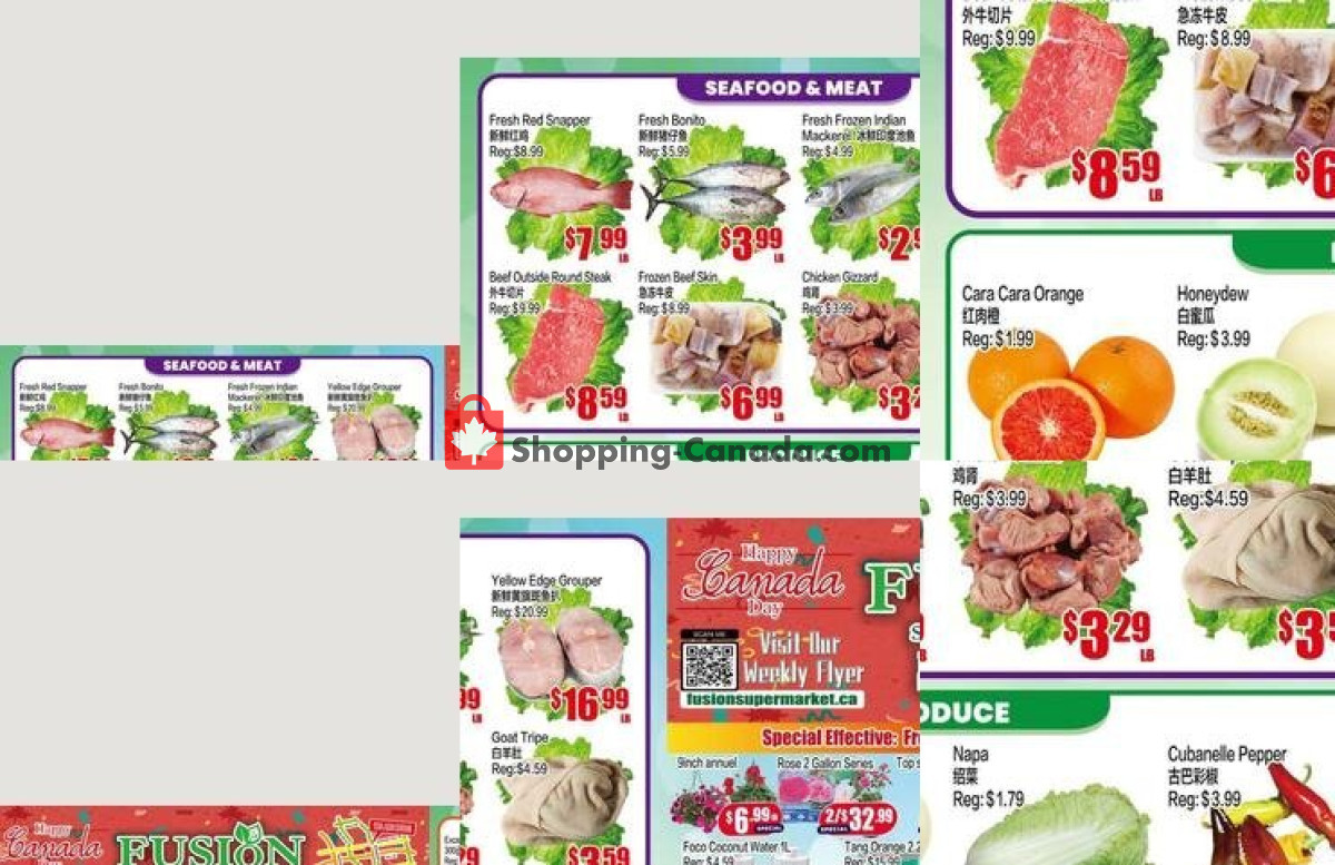 Fusion Supermarket flyer from Friday June 26, 2026 to Thursday July 2, 2026 - page 1