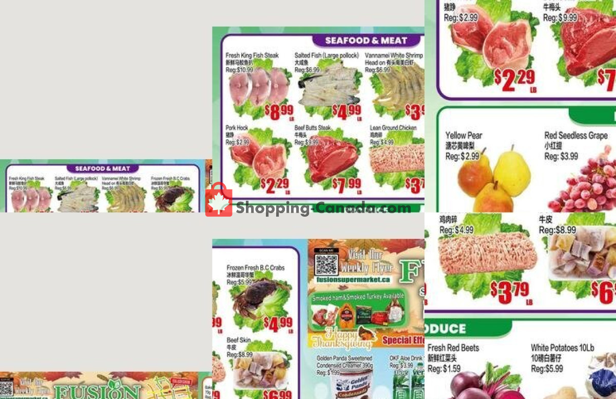 Fusion Supermarket flyer from Friday October 2, 2026 to Thursday October 8, 2026 - page 1