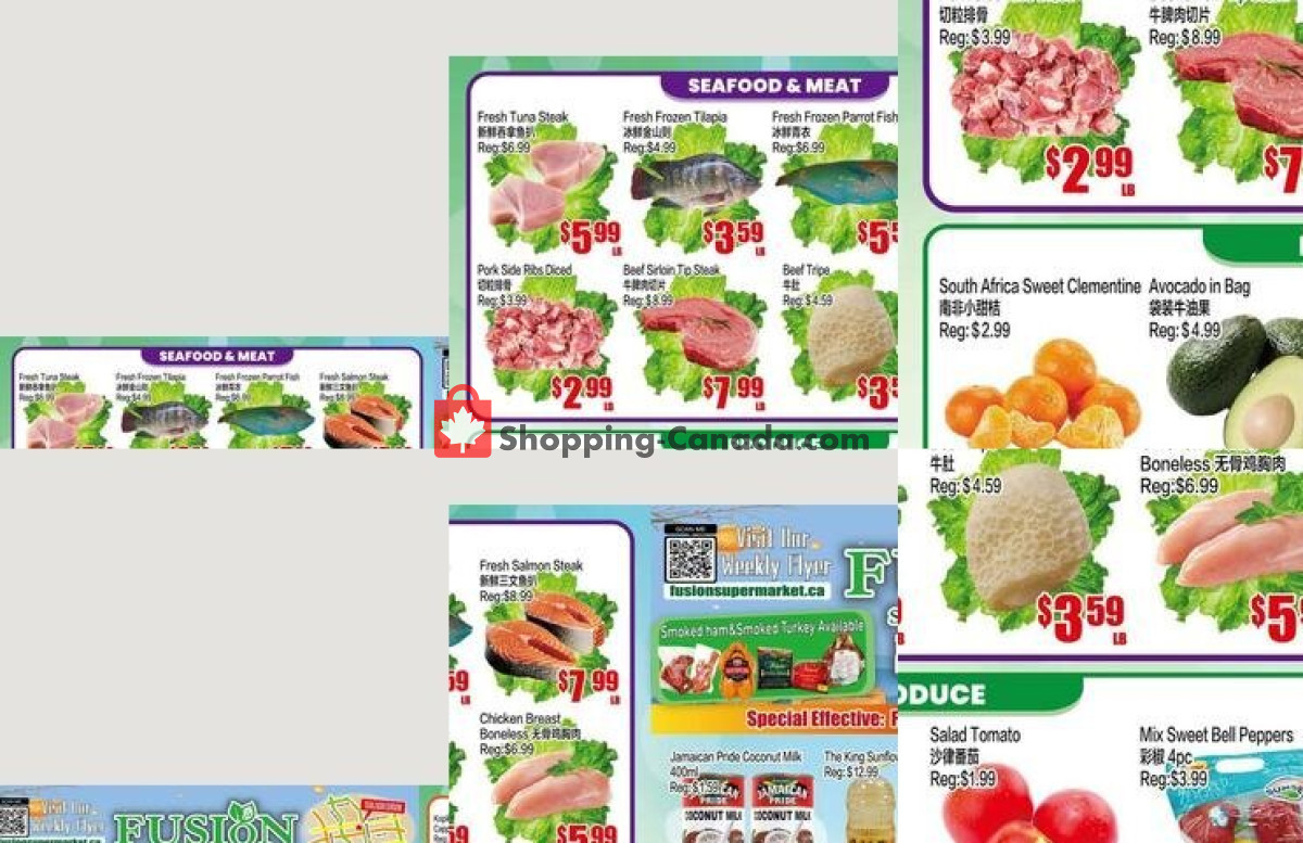 Fusion Supermarket flyer from Friday September 25, 2026 to Thursday October 1, 2026 - page 1