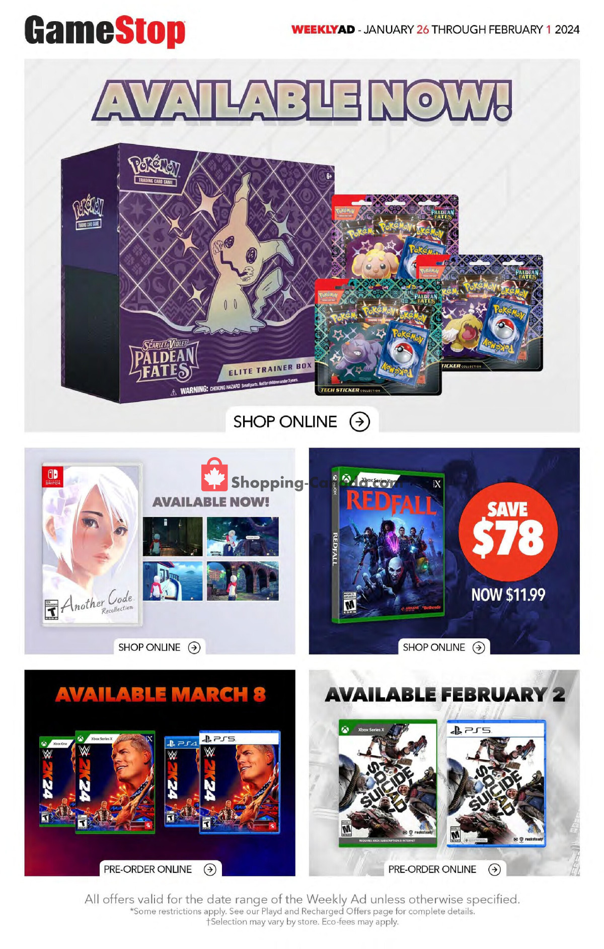 GameStop flyer from Friday January 26, 2024 to Thursday February 1, 2024 - page 2