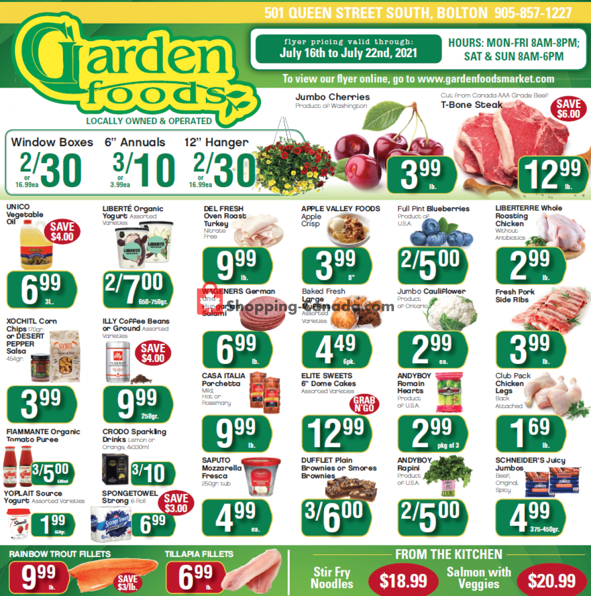 Garden Foods flyer from Friday July 16, 2021 to Thursday July 22, 2021 - page 1
