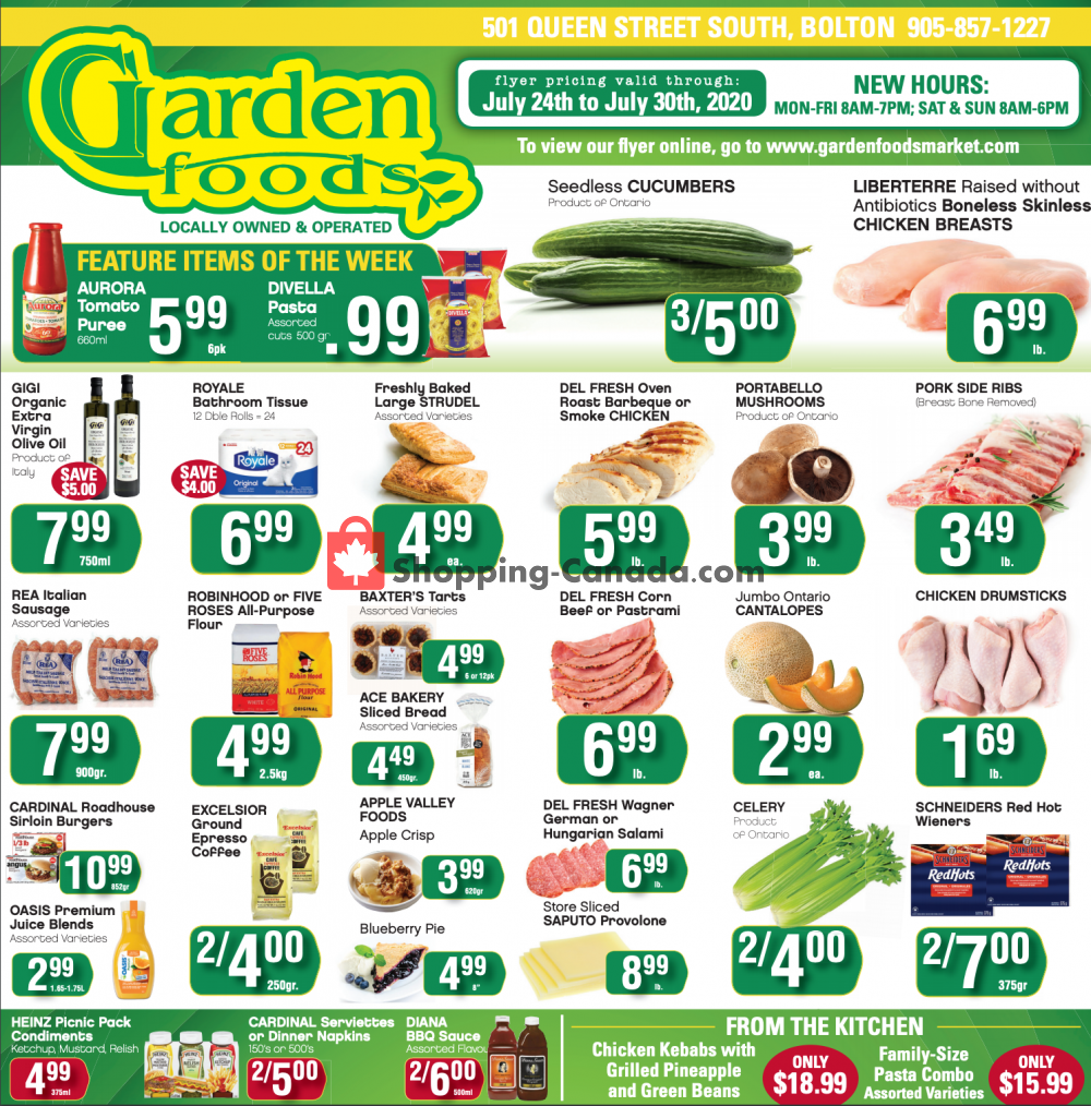 Garden Foods flyer from Friday July 24, 2020 to Thursday July 30, 2020 - page 1