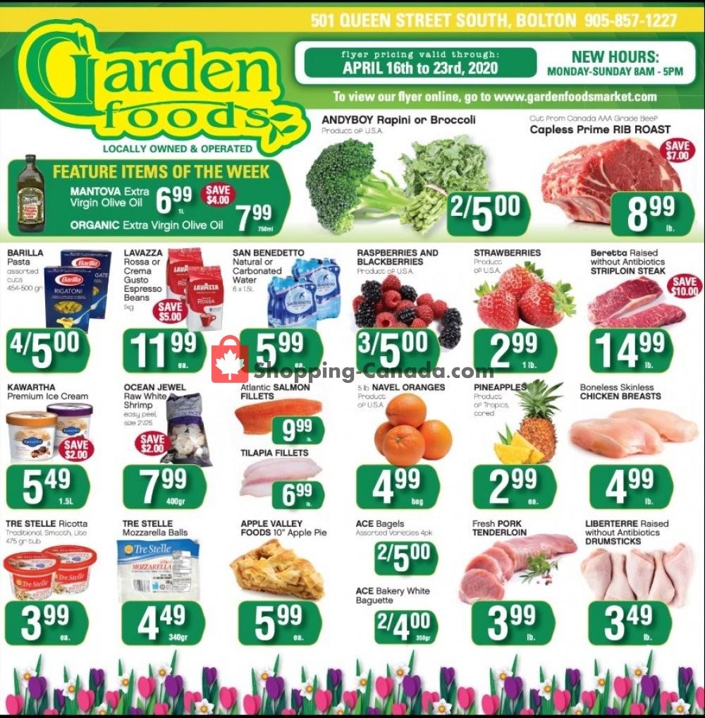Garden Foods flyer from Thursday April 16, 2020 to Thursday April 23, 2020 - page 1