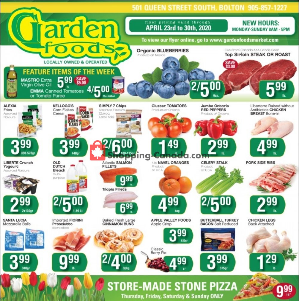 Garden Foods flyer from Thursday April 23, 2020 to Thursday April 30, 2020 - page 1