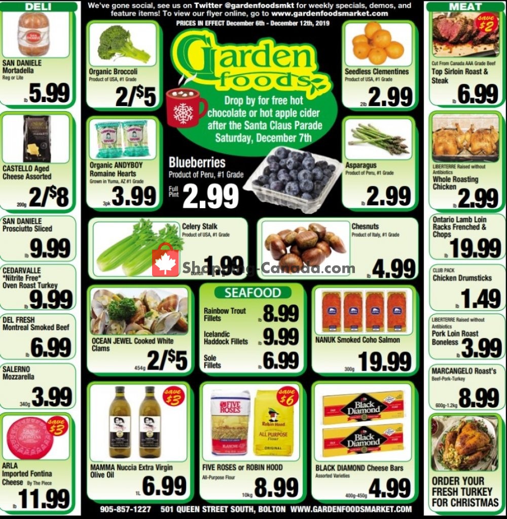Garden Foods flyer from Friday December 6, 2019 to Thursday December 12, 2019 - page 1