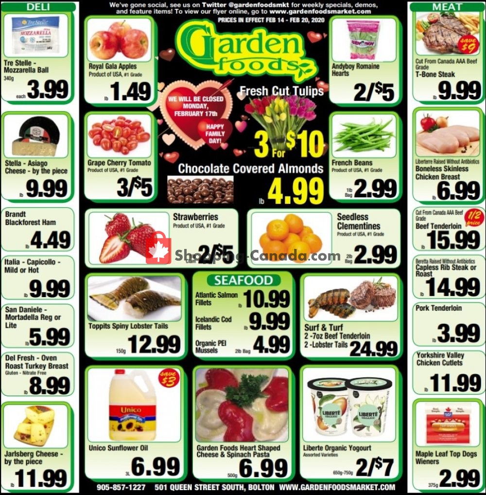 Garden Foods flyer from Friday February 14, 2020 to Thursday February 20, 2020 - page 1