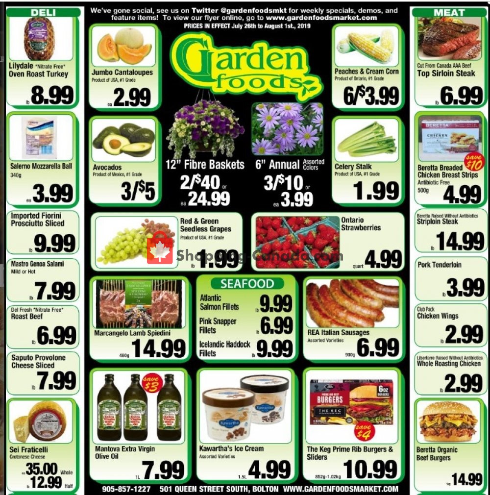 Garden Foods flyer from Friday July 26, 2019 to Thursday August 1, 2019 - page 1
