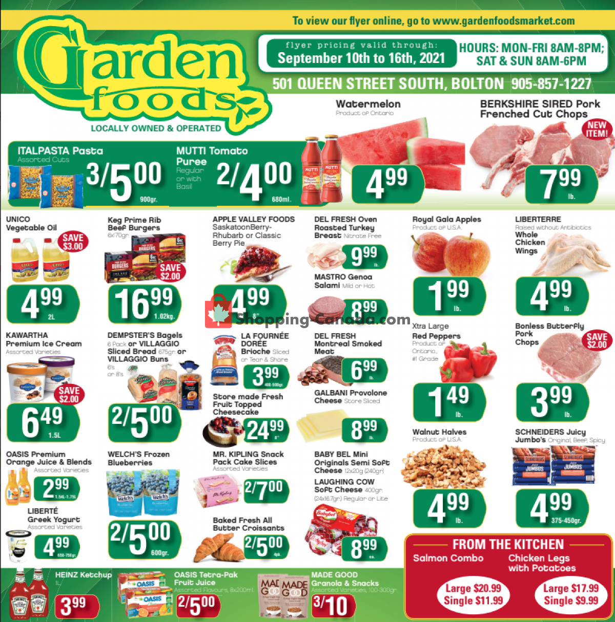 Garden Foods flyer from Friday September 10, 2021 to Thursday September 16, 2021 - page 1